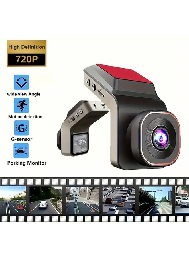Ouyaaqii HD 720P Dual Camera Car Dash Cam with Infrared Night Vision 32G Card - Image 3